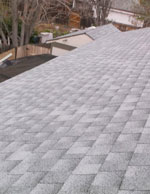 close up of grayish roof tiles Advanced Exteriors Denver